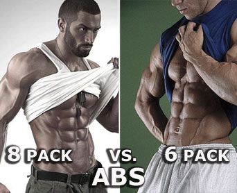 8 pack abs vs 6 pack abs