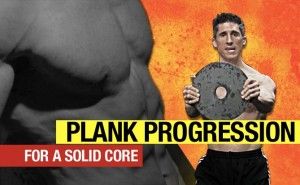 Plank progression ab exercise