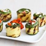 rolled zucchini with goat cheese recipe